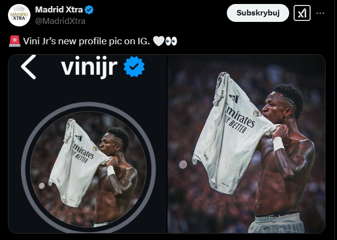 Vinicius REAGUJE na plotki i... ZMIENIA PROFILOWE na IG! :D